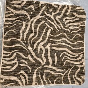 West Elm Shifting Tides Accent Pillow in Olive and Cream